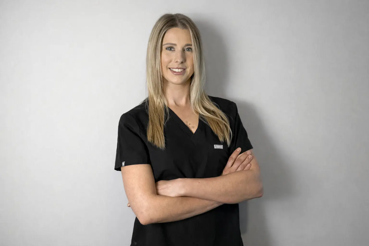 Megan aesthetic practitioner Bournemouth Soluna Aesthetics clinician portrait smiling