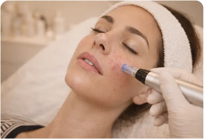 Microneedling treatment Bournemouth skin rejuvenation facial procedure